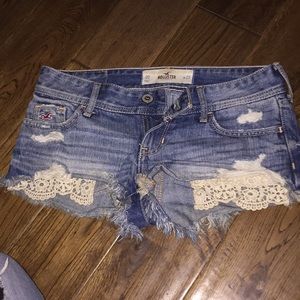 Hollister lace shorts